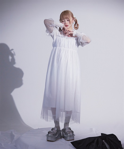 レイヤードチュールワンピース【期間限定価格】 | レディース服 レイヤードチュールワンピース【期間限定価格】 | レディース服