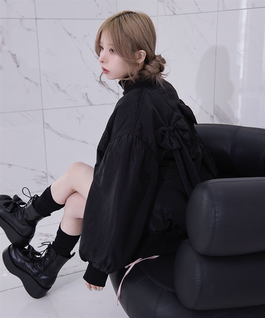ボリュームリボンMA-1 | レディース服・レディース