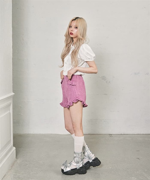 FBロゴサテンブラウス【10%OFF対象商品】 | FickleBebe FBロゴサテンブラウス【10%OFF対象商品】 | FickleBebe