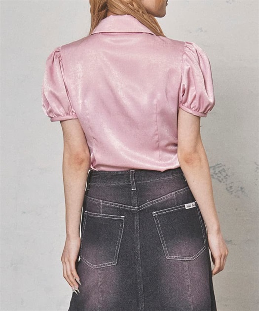 FBロゴサテンブラウス【10%OFF対象商品】 | FickleBebe