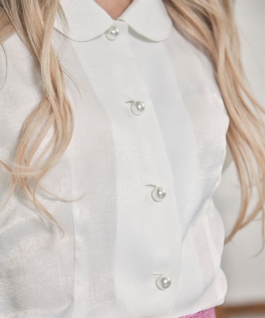 FBロゴサテンブラウス【10%OFF対象商品】 | FickleBebe FBロゴサテンブラウス【10%OFF対象商品】 | FickleBebe
