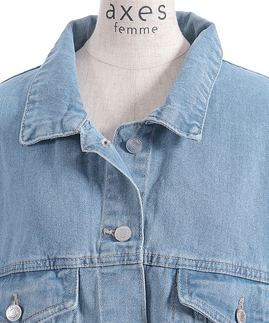 ビッグシルエットデニムジャケット | 衣料 | axes femme online shop ビッグシルエットデニムジャケット | 衣料 | axes femme online shop