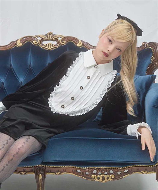 クラシカルベロアワンピース | axes femme online shop