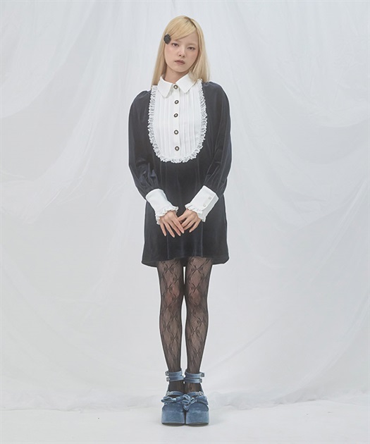 クラシカルベロアワンピース | axes femme online shop