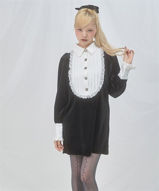 クラシカルベロアワンピース【ランク別お値下げ対象商品】 | axes