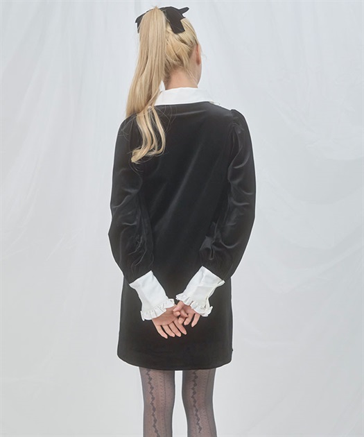 クラシカルベロアワンピース | 大人衣料 | axes femme online shop