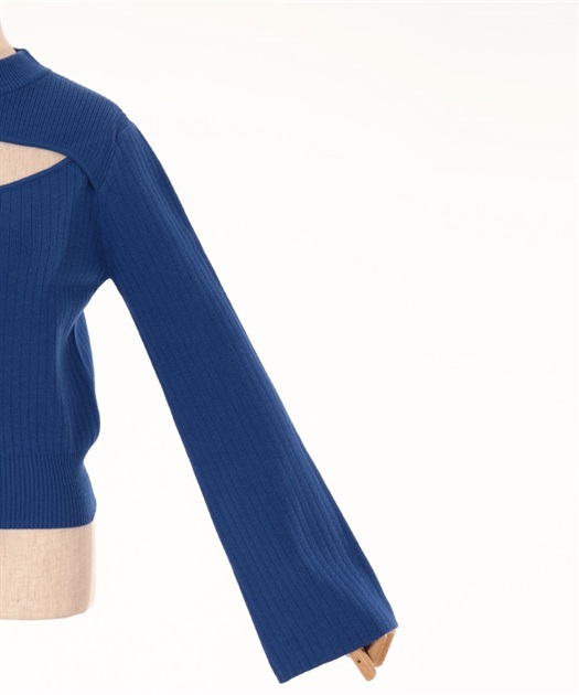 センタージップフレア袖ニット | outlet | axes femme online shop センタージップフレア袖ニット | outlet | axes femme online shop