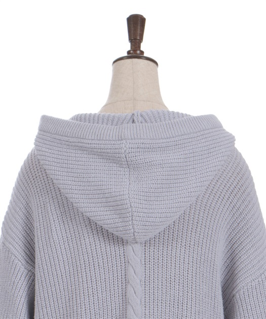 はしごレースニットパーカー | axes femme online shop