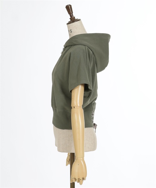 ハーフジップショートパーカー【期間限定価格】 | outlet | axes