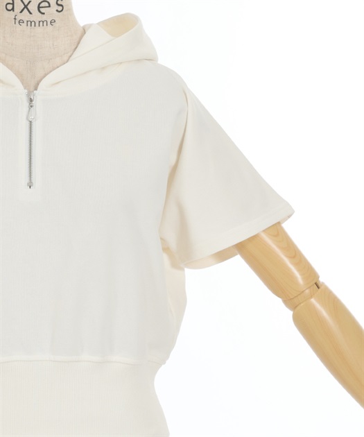 ハーフジップショートパーカー【期間限定価格】 | outlet | axes