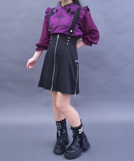 ファスナーデザインサス付スカート | outlet | axes femme ファスナーデザインサス付スカート | outlet | axes femme
