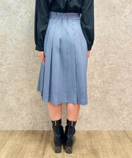 ビット付プリーツロングスカート | レディース服・レディース ビット付プリーツロングスカート | レディース服・レディース