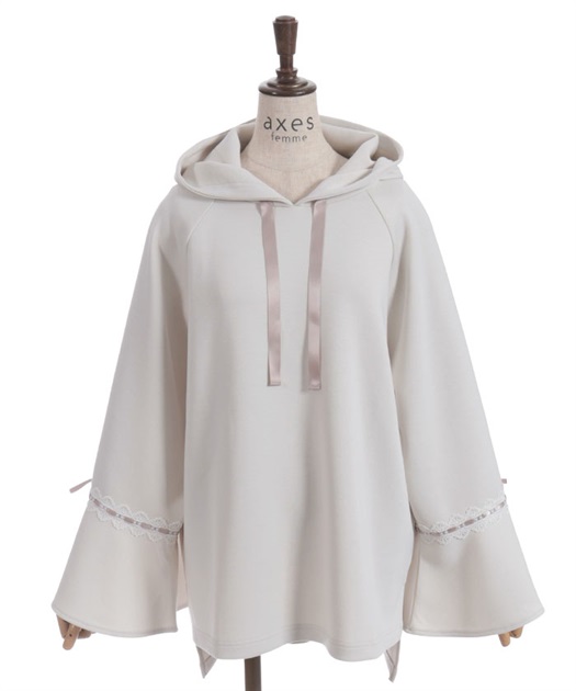 花粉ガードポンチョ風プルオーバー【WEB先行販売】 | axes femme