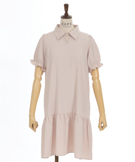 ビスチェ付ティアードミニワンピース | outlet | axes femme