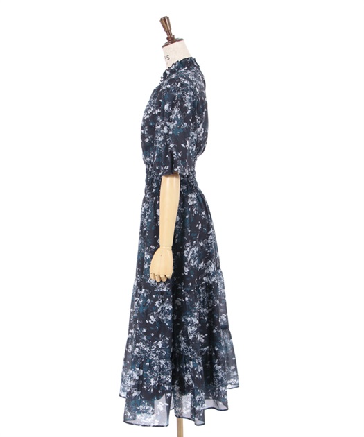 オーガンジーフラワーワンピース | outlet | axes femme online shop