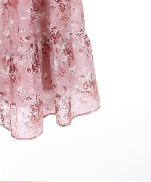 オーガンジーフラワーワンピース | outlet | axes femme online shop オーガンジーフラワーワンピース | outlet | axes femme online shop
