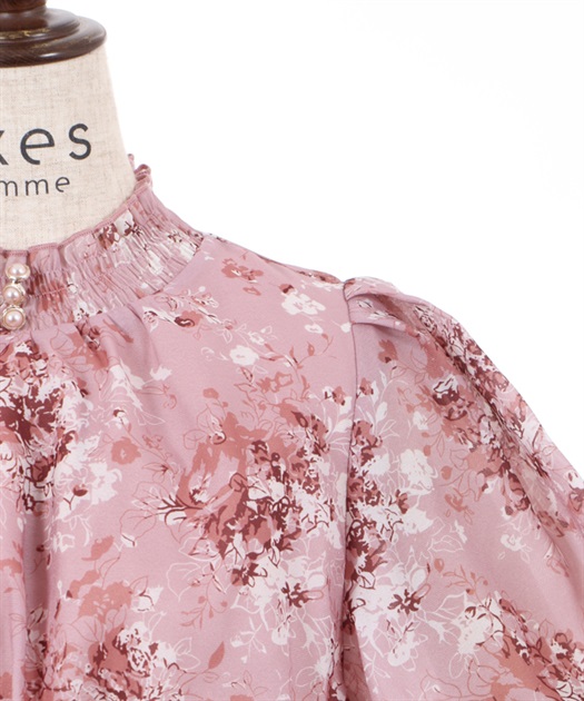 オーガンジーフラワーワンピース | outlet | axes femme online shop オーガンジーフラワーワンピース | outlet | axes femme online shop