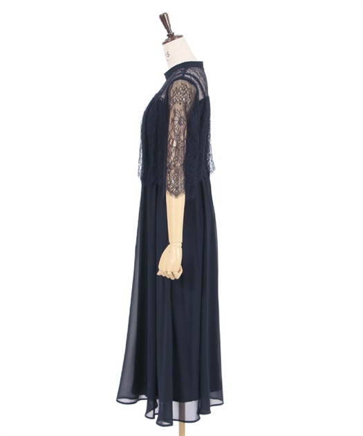 レース切替ロングドレス | レディース服・レディース レース切替ロングドレス | レディース服・レディース