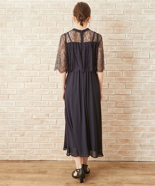 レース切替ロングドレス | axes femme | axes femme online shop レース切替ロングドレス | axes femme | axes femme online shop