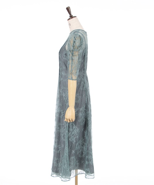 パイピングレースドレス | 衣料 | axes femme online shop パイピングレースドレス | 衣料 | axes femme online shop