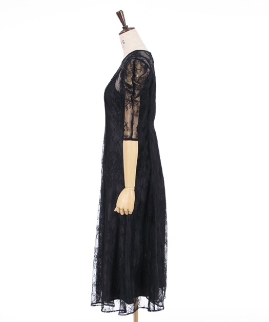 パイピングレースドレス | 衣料 | axes femme online shop パイピングレースドレス | 衣料 | axes femme online shop