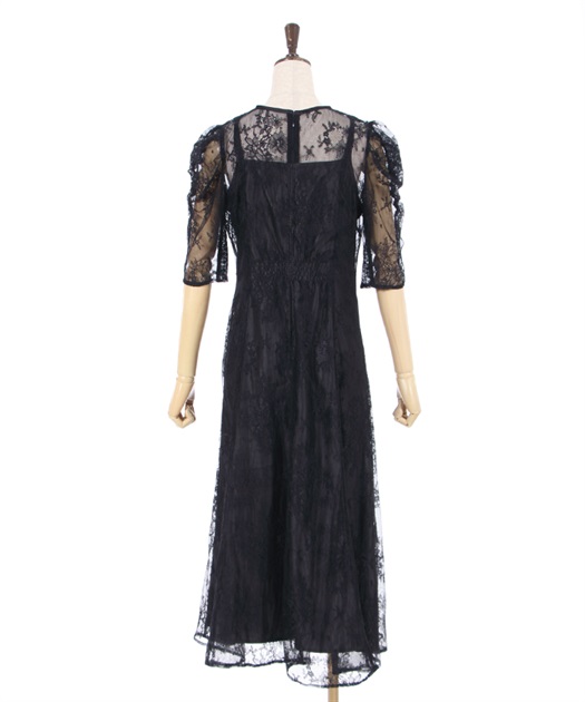 パイピングレースドレス | axes femme | axes femme online shop パイピングレースドレス | axes femme | axes femme online shop