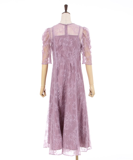 パイピングレースドレス | 衣料 | axes femme online shop パイピングレースドレス | 衣料 | axes femme online shop
