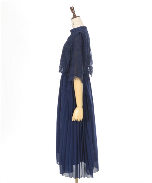 レース×プリーツドレス | axes femme | axes femme online shop レース×プリーツドレス | axes femme | axes femme online shop