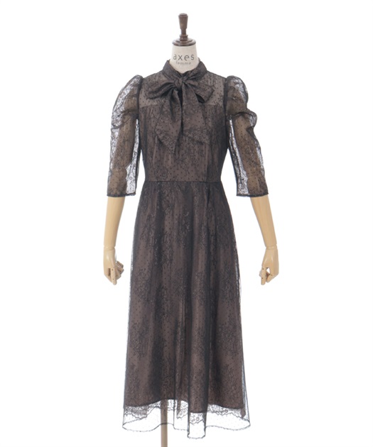 ドットチュール×レースドレス | レディース服・レディース ドットチュール×レースドレス | レディース服・レディース