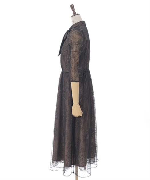 ドットチュール×レースドレス | レディース服・レディース ドットチュール×レースドレス | レディース服・レディース