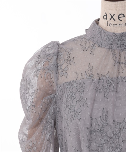 ドットチュール×レースドレス | レディース服・レディース ドットチュール×レースドレス | レディース服・レディース