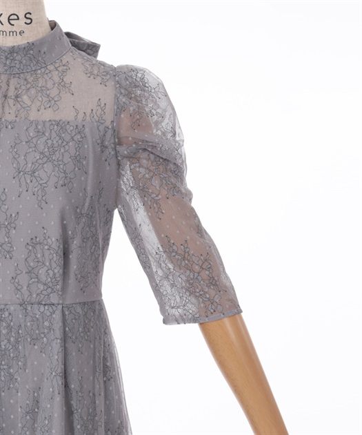 ドットチュール×レースドレス | レディース服・レディース ドットチュール×レースドレス | レディース服・レディース