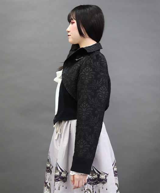 ジャカードバイカラージャケット | NIBBLE POISON | axes femme online