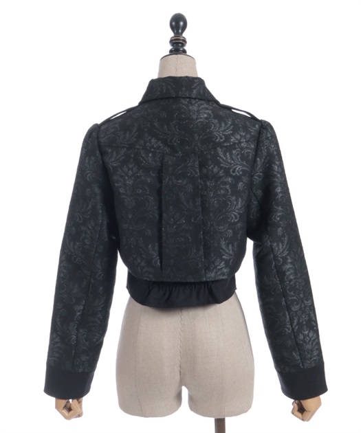 ジャカードバイカラージャケット | NIBBLE POISON | axes femme online