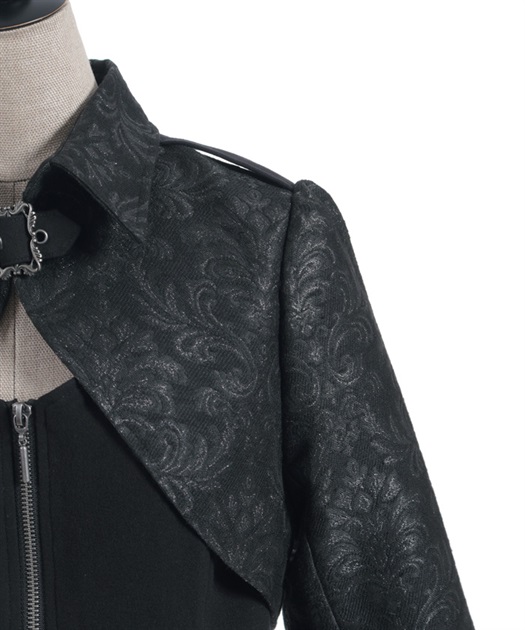 ジャカードバイカラージャケット | NIBBLE POISON | axes femme online