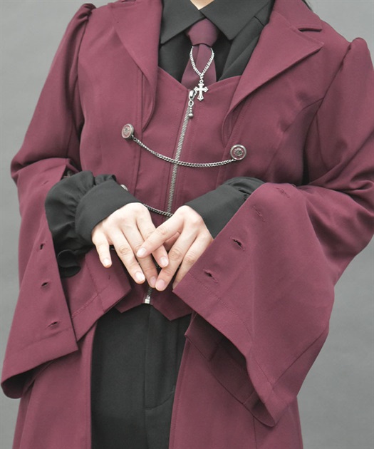 燕尾デザインロングジャケット | 衣料 | axes femme online shop