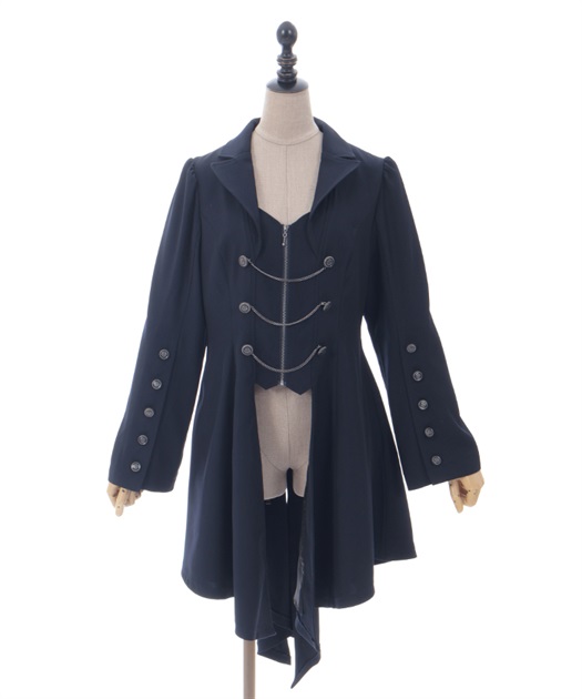 燕尾デザインロングジャケット | 衣料 | axes femme online shop 燕尾デザインロングジャケット | 衣料 | axes femme online shop