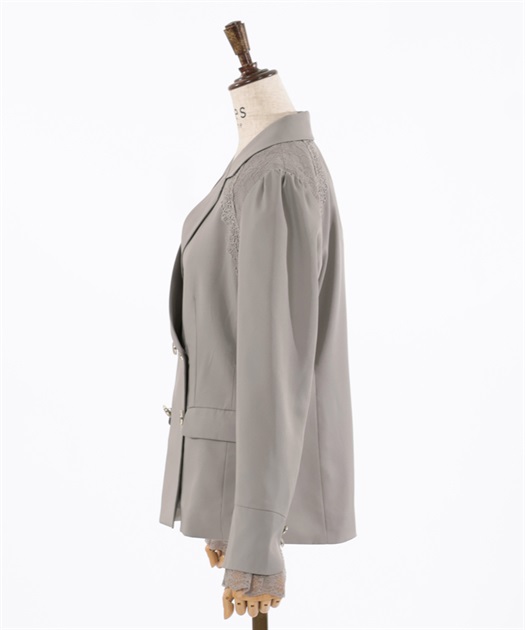 レース重ねテーラードジャケット | outlet | axes femme online shop レース重ねテーラードジャケット | outlet | axes femme online shop
