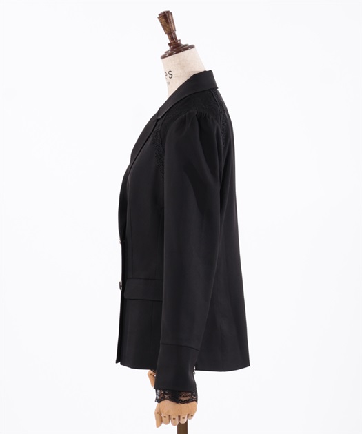 レース重ねテーラードジャケット | outlet | axes femme online shop レース重ねテーラードジャケット | outlet | axes femme online shop