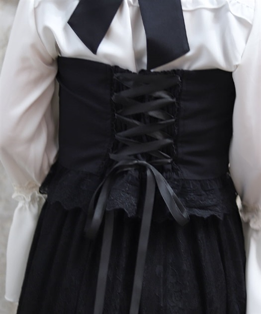 コルセット風フリルビスチェ | outlet | axes femme online shop コルセット風フリルビスチェ | outlet | axes femme online shop