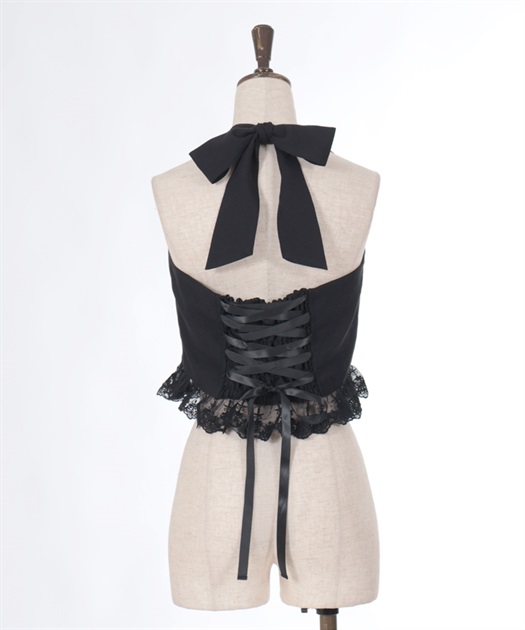 コルセット風フリルビスチェ | axes femme | axes femme online shop コルセット風フリルビスチェ | axes femme | axes femme online shop