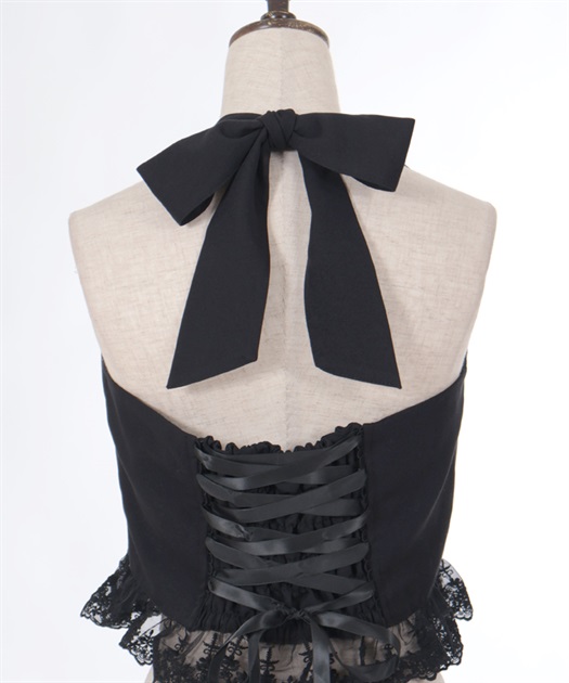 コルセット風フリルビスチェ | axes femme | axes femme online shop コルセット風フリルビスチェ | axes femme | axes femme online shop