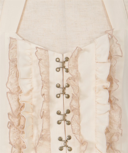 コルセット風フリルビスチェ | axes femme | axes femme online shop コルセット風フリルビスチェ | axes femme | axes femme online shop