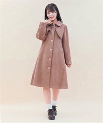 ファーティペ付ロングコート | outlet | axes femme online shop ファーティペ付ロングコート | outlet | axes femme online shop