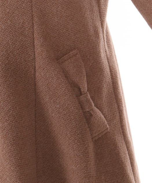 ファーティペ付ロングコート | outlet | axes femme online shop ファーティペ付ロングコート | outlet | axes femme online shop