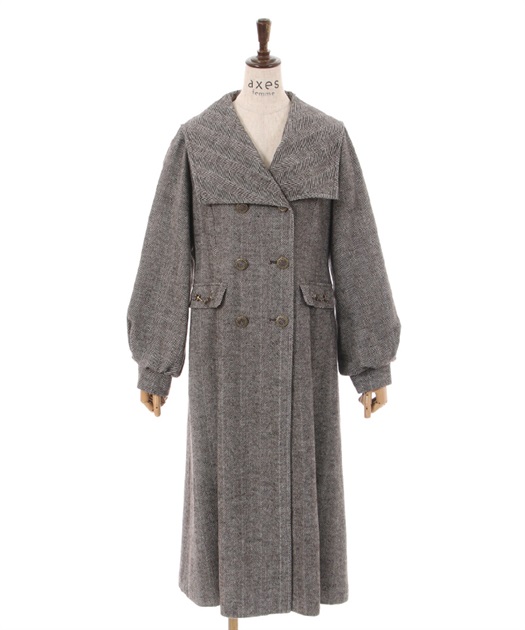 セーラー襟クラシカルコート | outlet | axes femme online shop セーラー襟クラシカルコート | outlet | axes femme online shop