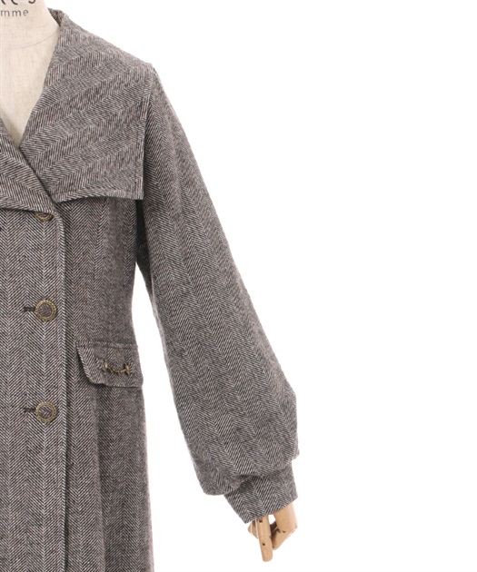 セーラー襟クラシカルコート | outlet | axes femme online shop セーラー襟クラシカルコート | outlet | axes femme online shop