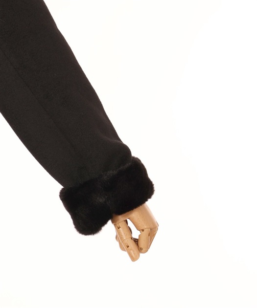 ファー付ショートコート | outlet | axes femme online shop