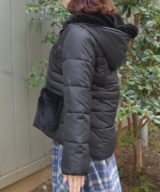ミドル丈中綿ダウンコート | outlet | axes femme online shop