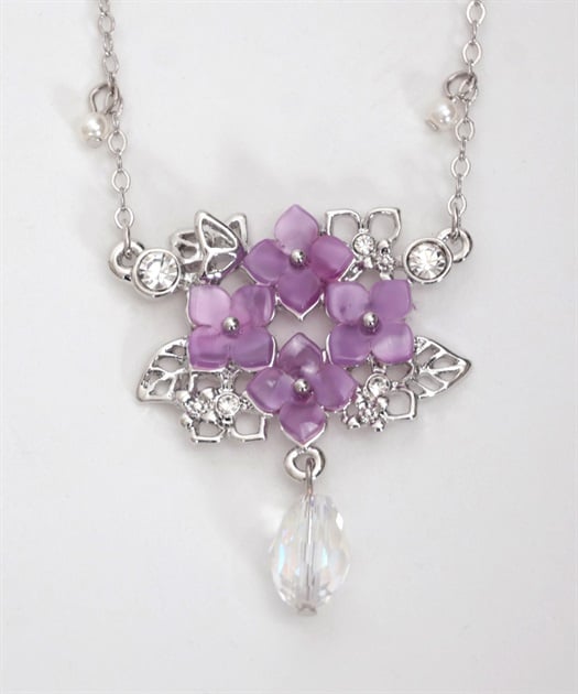 紫陽花モチーフネックレス【期間限定価格】 | outlet | axes 紫陽花モチーフネックレス【期間限定価格】 | outlet | axes